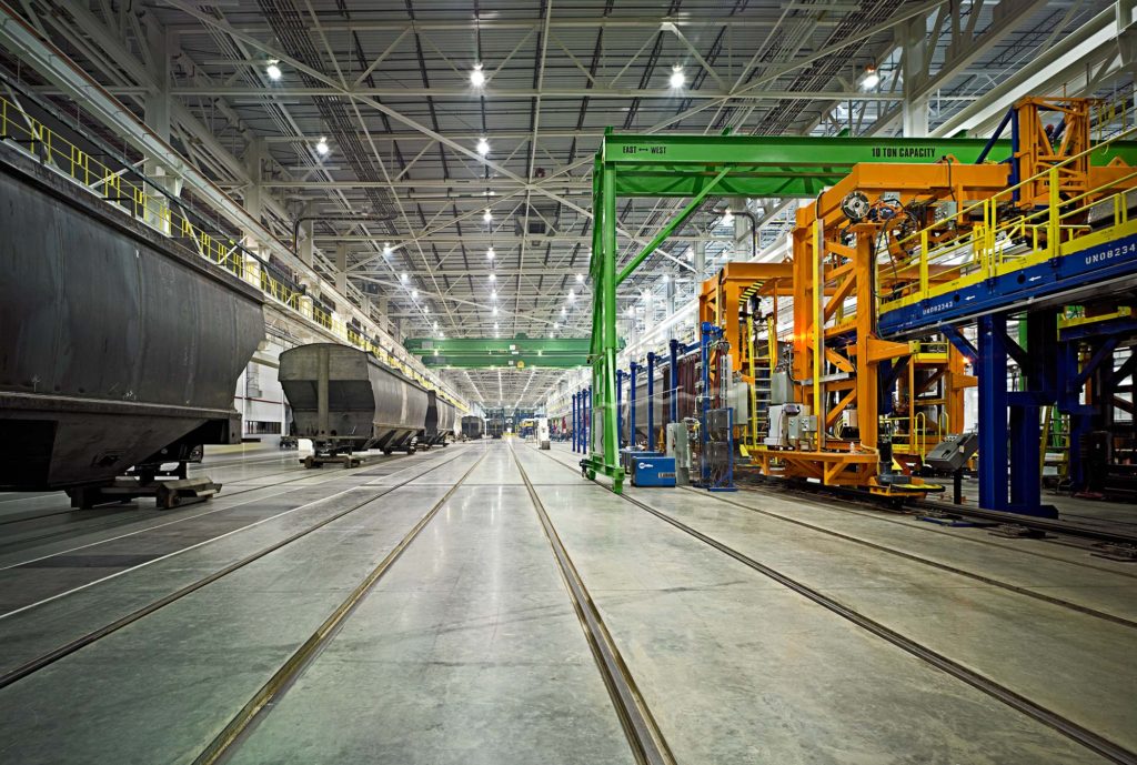 National Alabama Rail Car Manufacturing Facility in