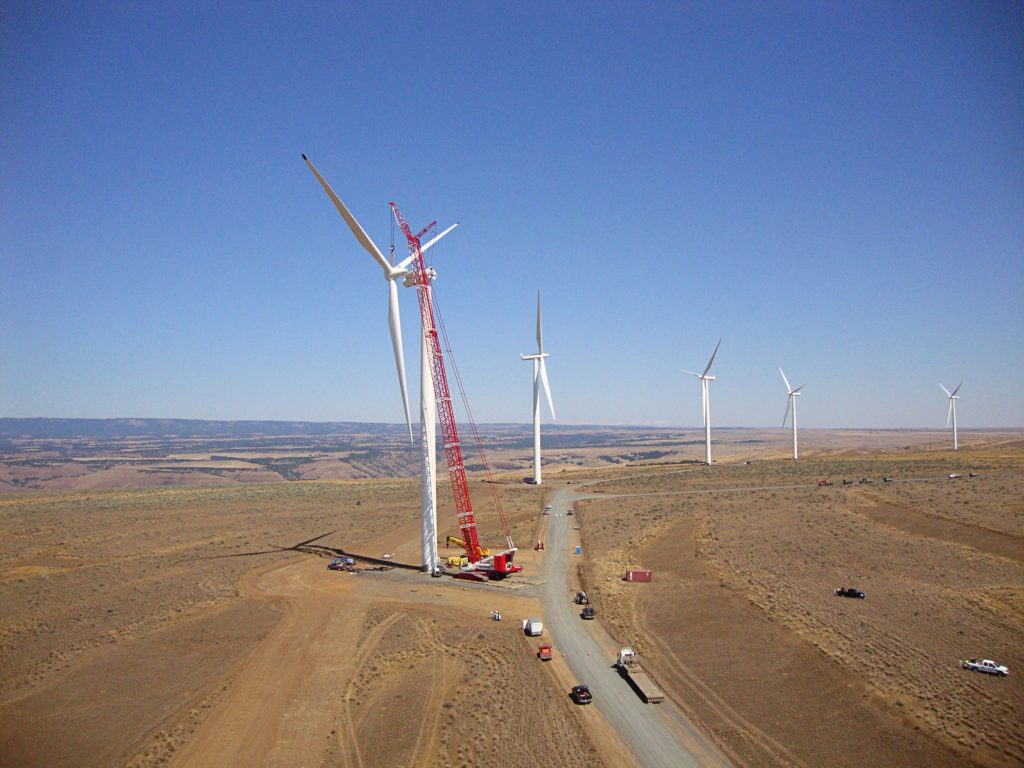 Siemens, Harvest Wind Project in Roosevelt, WA Walbridge
